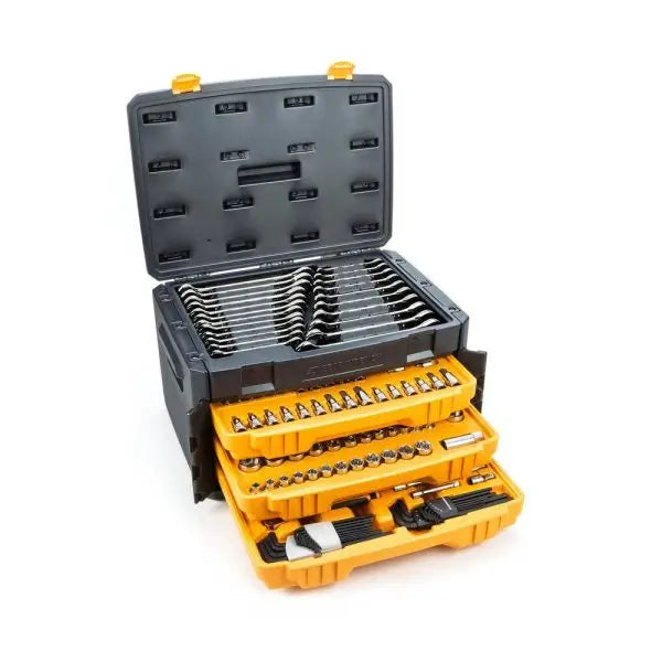 232-Piece Professional Mechanics Tool Set  SAE & Metric, Standard & Deep Sockets