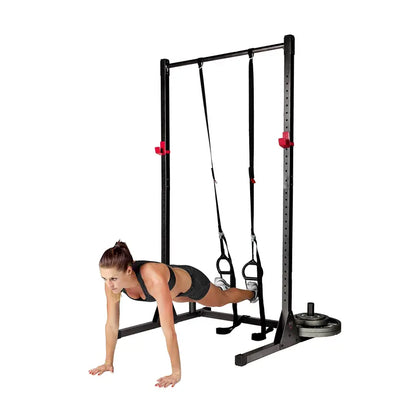 CAP Barbell Power Rack  500 lb Capacity, Steel Construction, Built-in Storage, Durable Finish