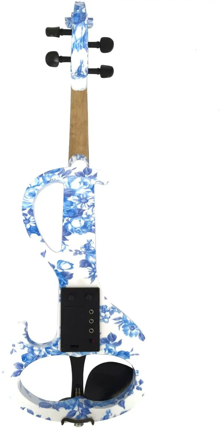 Handcrafted Full-Size Electric Violin (4/4)  Silent Practice Model with Solid Wood Body