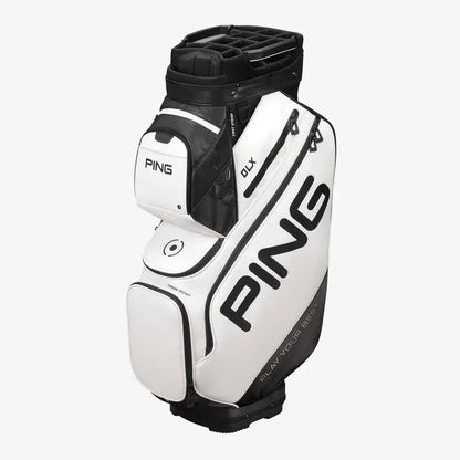 DLX Cart Bag  Sleek White Golf Bag Designed for Push & Ride Carts