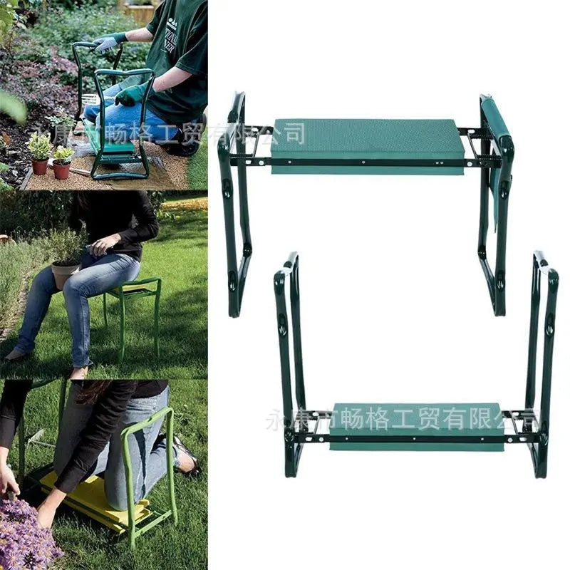 Ergonomic Folding Gardener’s Kneeling Bench  Portable Support for Planting & Weeding