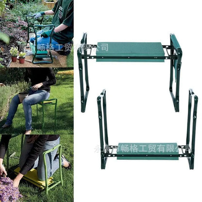 Ergonomic Folding Gardener’s Kneeling Bench  Portable Support for Planting & Weeding