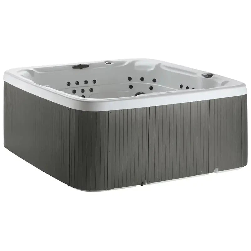 Lifesmart LS700DX 7-Person Hot Tub  230V Square Spa with 90 Jets & Ozonator System