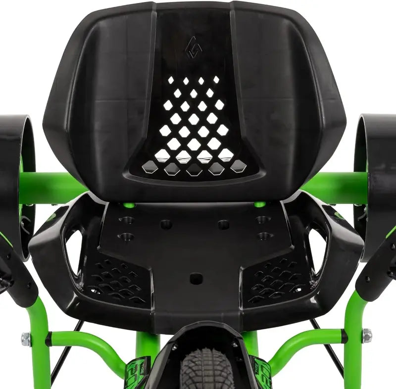 20-Inch Drift Tricycle for Kids  LED-Equipped, Steel-Frame Ride with Height-Adjustable Seat