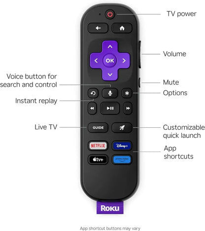Roku Select Series 50-Inch 4K HDR Smart TV  Voice Remote, Streaming Ready, Slim Design