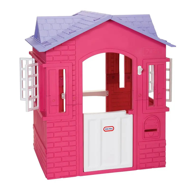 Little Tikes Cape Cottage House, Pink  Pretend Playhouse for Girls Boys Kids 2-8 Years Old