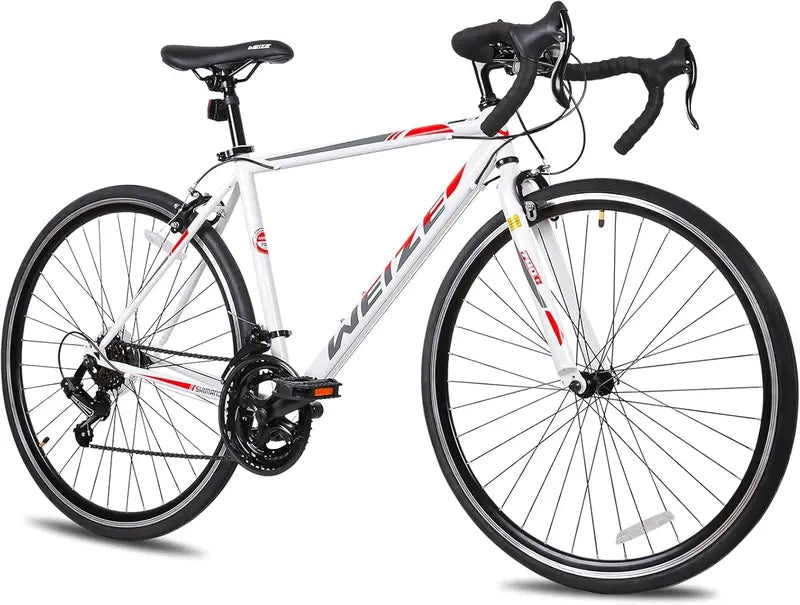 WEIZE 700C Road Commuter Bike  14-Speed Shimano Drop-Bar Hybrid with Caliper Brakes & High-Carbon Steel Frame