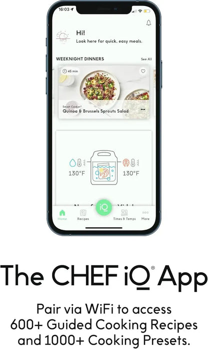 CHEF iQ Smart WiFi Pressure Cooker  10-in-1 Multi-Cooker with Built-In Scale & App Control