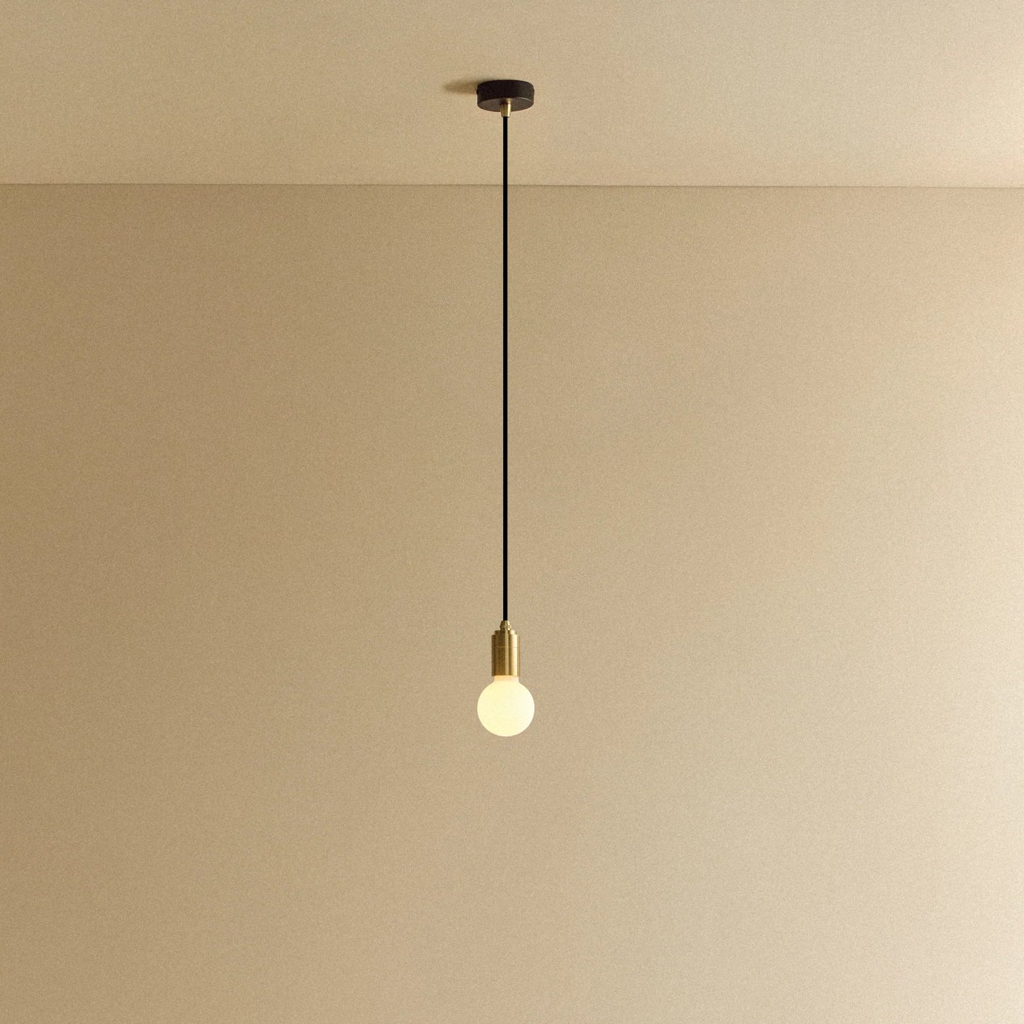 Sphere II Pendant Light in Brass