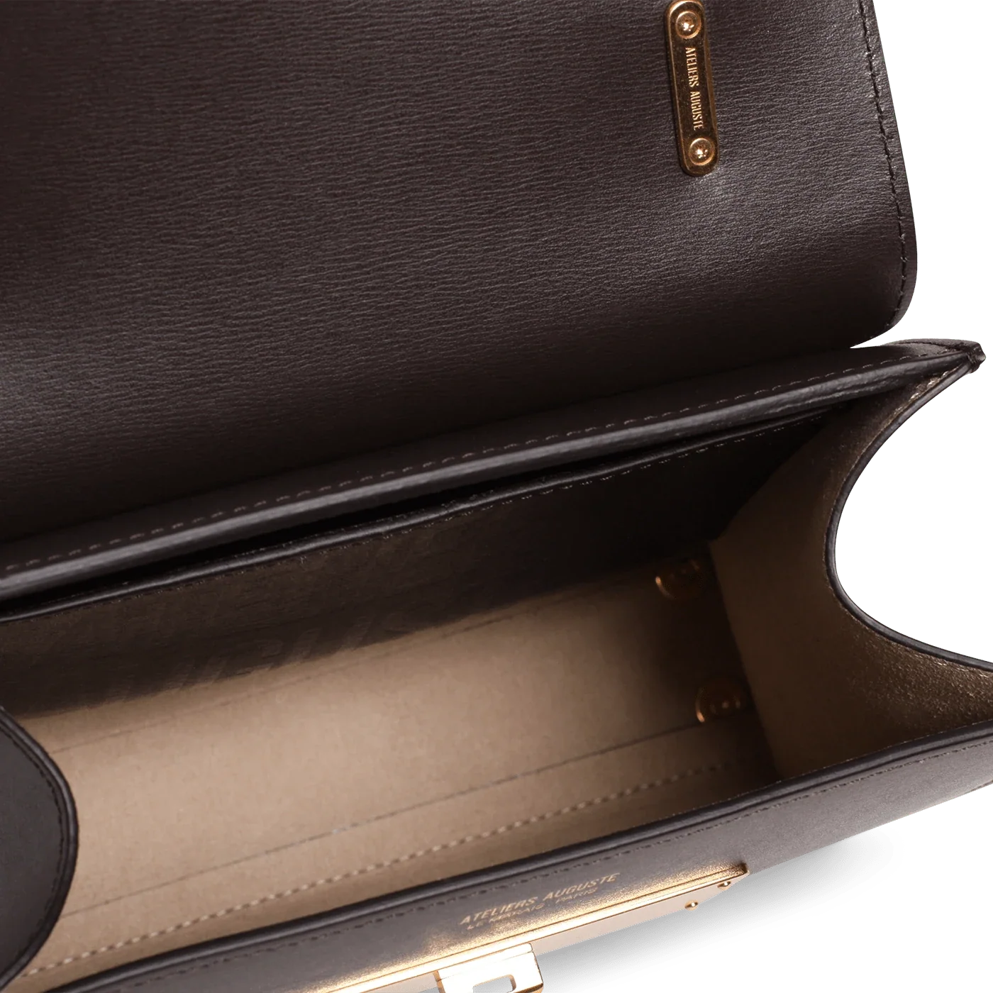 Mini Capucine - Cuir Box Chocolat