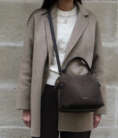 Medium Swann | Suede Moka