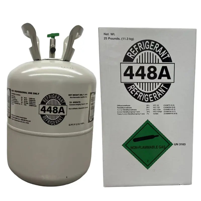 25 lb R448A Refrigerant  Eco-Friendly Commercial & Industrial HVAC Replacement Gas