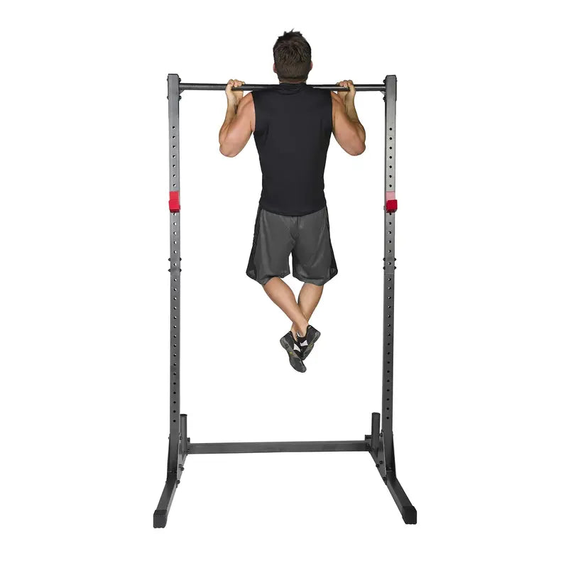 CAP Barbell Power Rack  500 lb Capacity, Steel Construction, Built-in Storage, Durable Finish