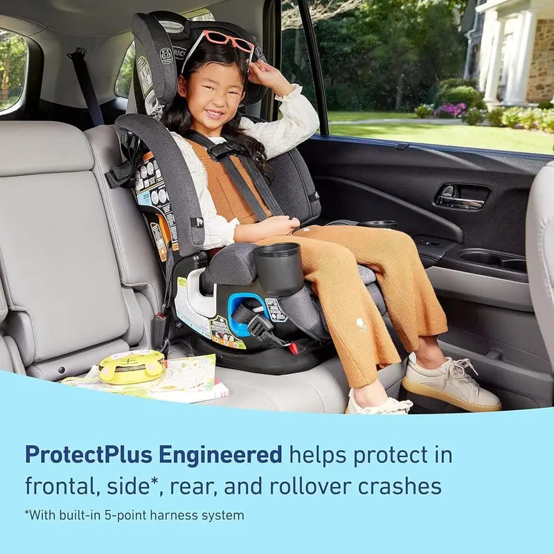4Ever DLX Convertible Car Seat  4-in-1 Rear-Facing to Booster Design for Ages 010 Years