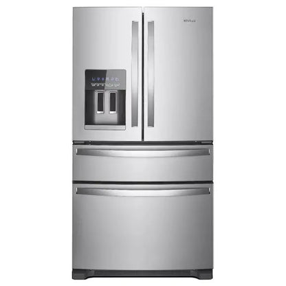 Whirlpool 4-Door French Door Refrigerator  24.5 Cu. Ft., Fingerprint-Resistant Stainless Steel, Ice Maker & ENERGY STAR® Certified