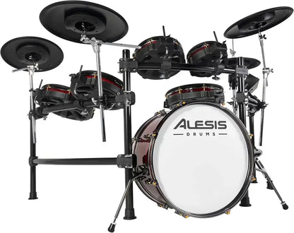 Alison Strata Prime Electronic Drum Kit  Touchscreen Interface & Dual-Zone Mesh Heads