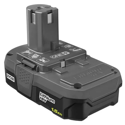 RYOBI ONE+ 18V Cordless 3/8 in. Drill/Driver Kit with 1.5 Ah Battery and Charger PDD209K