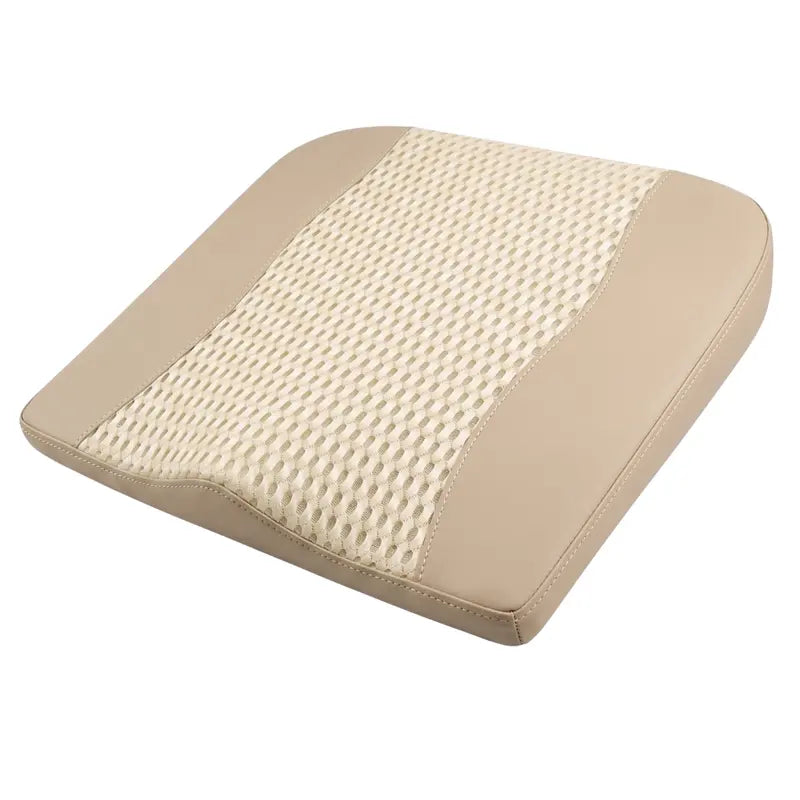 Driver-Focused Memory Foam Seat Cushion with Non-Slip Base & Breathable Fabric