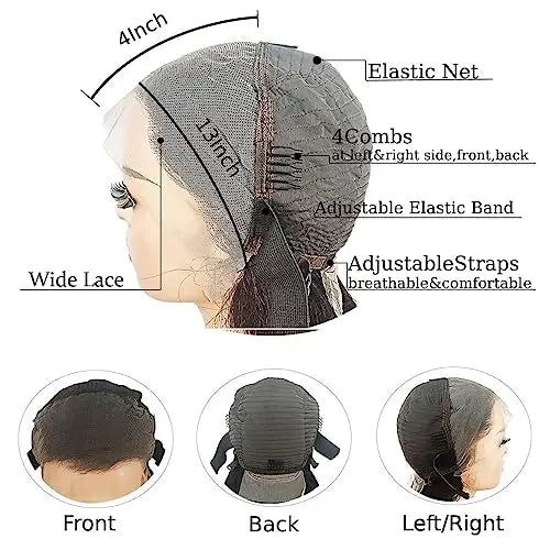 SENSAIRUITE 20¡å Natural Color Pre-Plucked Human Hair Lace Front Wig with Baby Hair, 180 Density, 13¡Á4 Lace