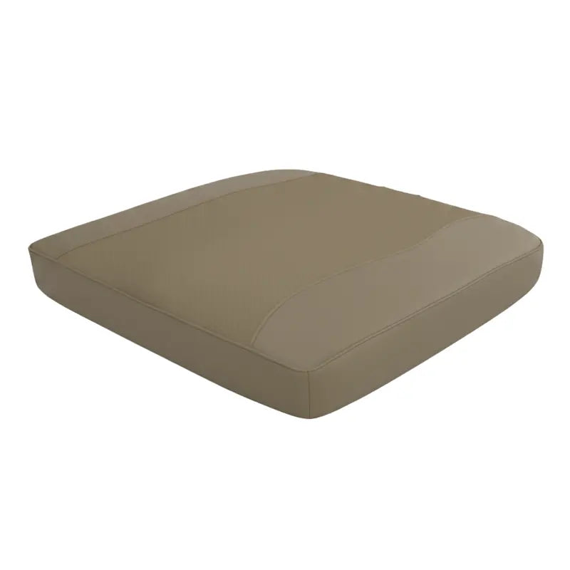 Contoured Vehicle Seat Cushion Pad (18″ x 17″ x 2.5″) in PU Leather & 4D Mesh