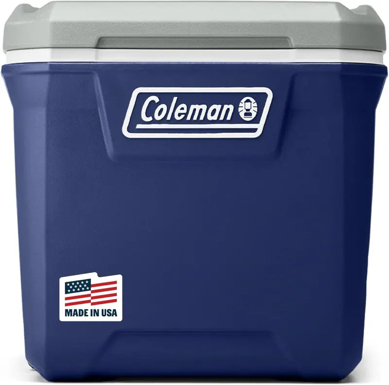 Coleman 100-Quart Insulated Rolling Cooler  Leak-Proof Hard-Sided Outdoor Cooler with 5-Day Ice Retention