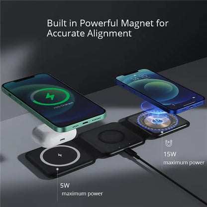 Compact MagSafe Travel Charger for Apple Devices