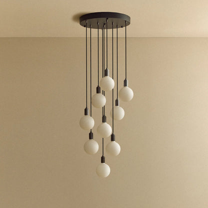 Nine Pendant in Graphite + Sphere IV