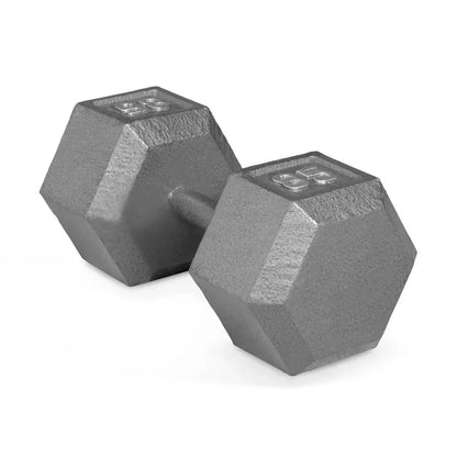 CAP Barbell 85 lb Hex Dumbbell  Cast Iron, Textured Grip, Single Unit