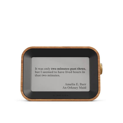Author-Inspired Small Desk Clock