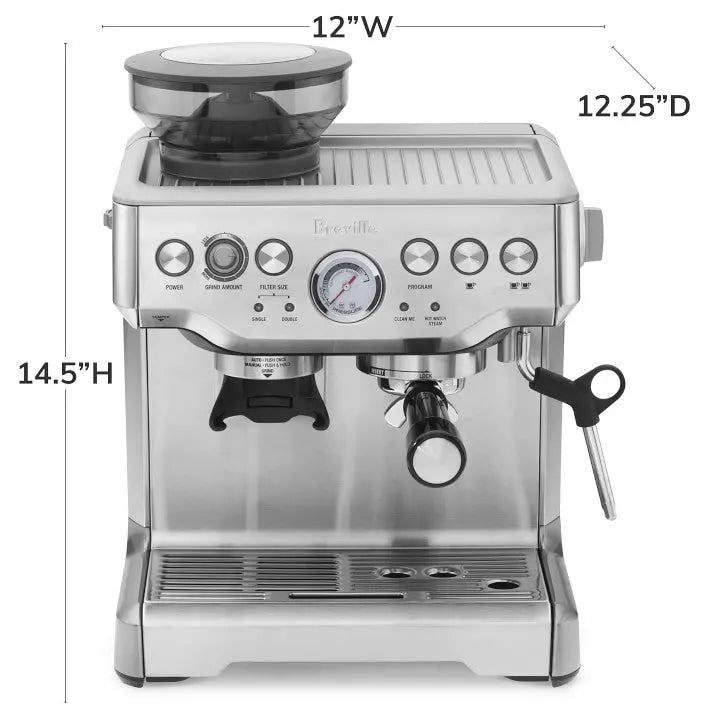 Breville Barista Express  All-in-One Espresso System with Built-in Conical Burr Grinder