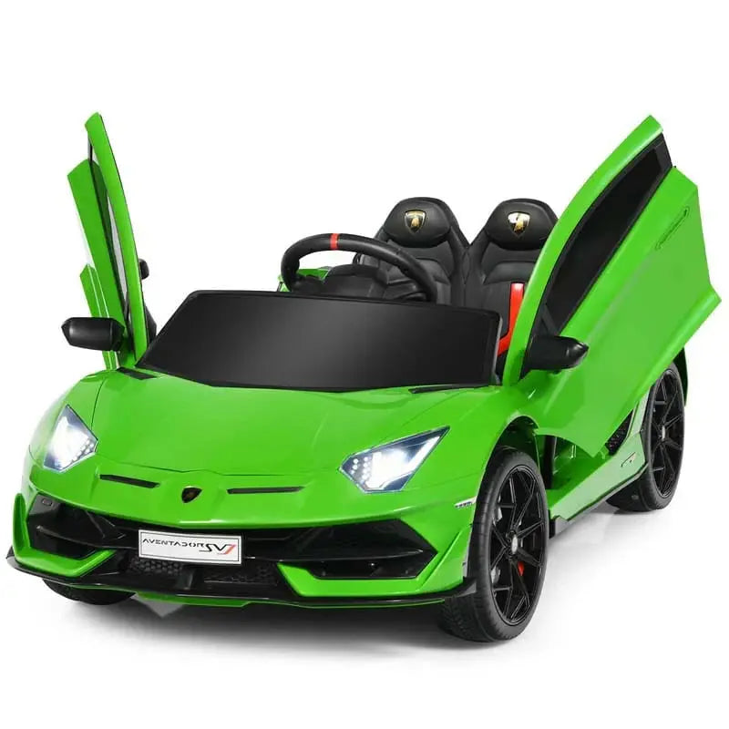 Licensed Lamborghini SVJ Kids Ride-On  12V Battery-Powered Electric Sports Car Toy with Trunk Storage & Parental Remote Control