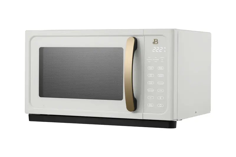 1.1-Cubic-Foot 1000W White Sensor Microwave Oven with Touch Controls  Compact Kitchen Appliance
