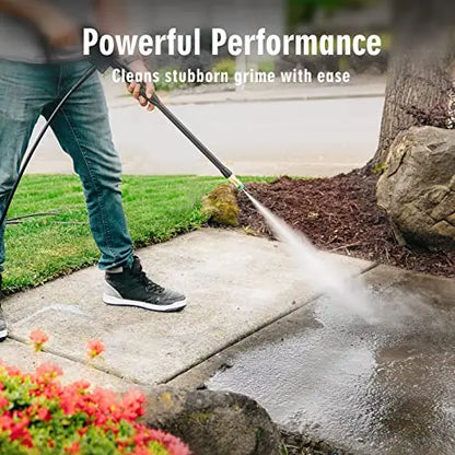 SWIPESMITH 3000 Max PSI 2.4 GPM Power Washer with Telescopic Handle