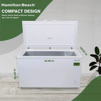 Hamilton Beach HZ7941-3BCOM 14-Cubic-Foot Chest Freezer  Energy-Efficient White Upright Freezer
