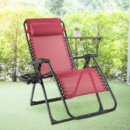 Zero-Gravity Recliner Chair  500-Lb Capacity Oversized Lounge with Cup Holder