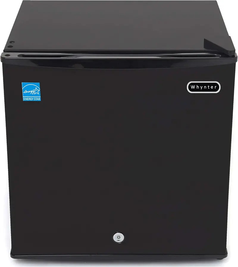 Whynter 1.1 Cu. Ft. Energy Star Upright Mini Freezer  Compact Stainless Steel Unit with Lock (CUF-112SS)