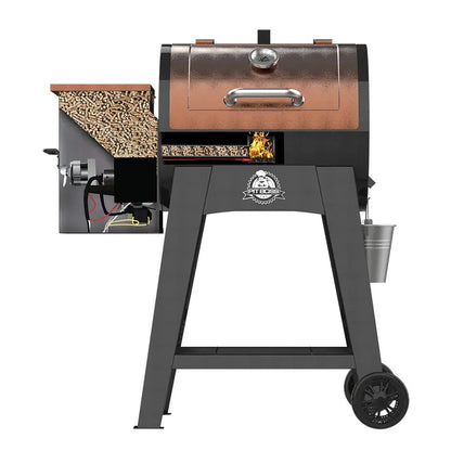 Pit Boss Lexington Pellet Grill  540 sq. in. Cooking Area with Flame Broiler & Meat Probe