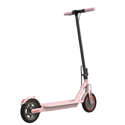 Compact 350W Foldable Electric Scooter Featuring 8.5″ Solid Tires and Quick-Fold Mechanism