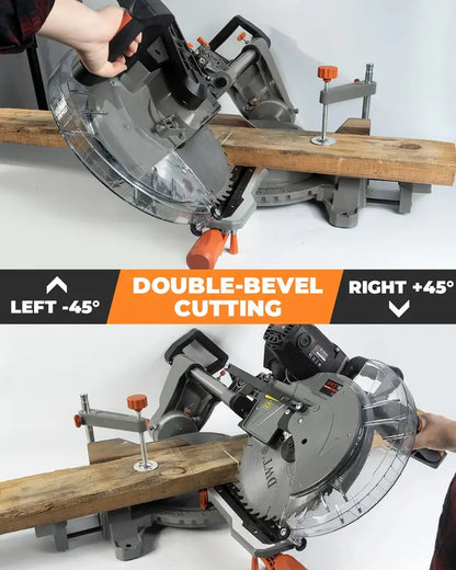 DWT 12-Inch Sliding Compound Miter Saw for Precision Woodworking