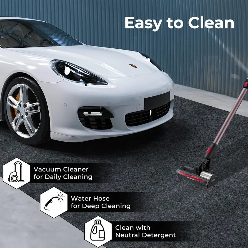 Heavy-Duty Garage Floor Mat  Protective, Non-Slip Surface for Workshop or Driveway