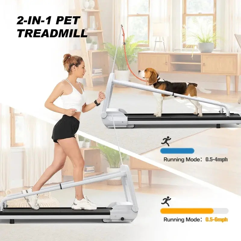 Witaxima 2025 Smart Pet Treadmill  Ultra-Quiet, Speed-Adjustable Exercise Machine for Small to Medium Dogs