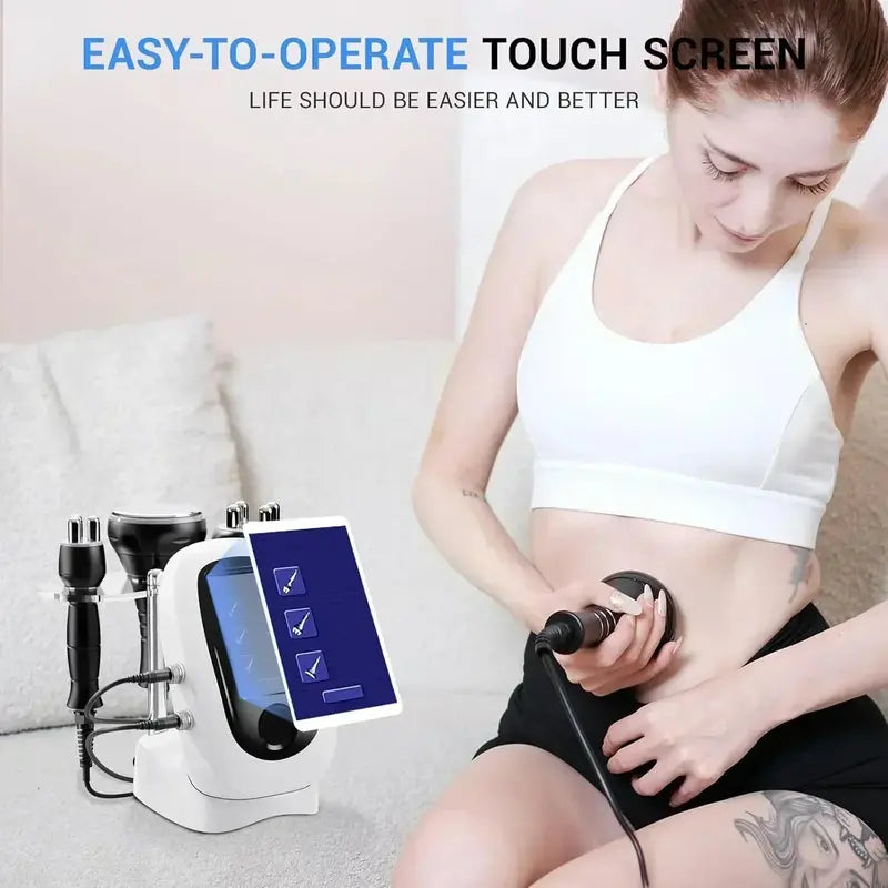 At-Home RF Cellulite Treatment Device  Handheld Radiofrequency Massager for Smoother Skin Texture