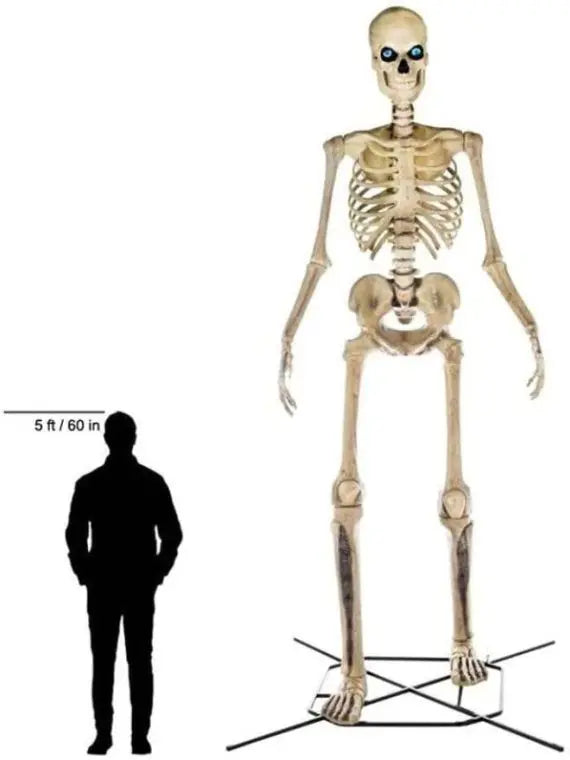 2025 Home Accents Giant 12-Foot Skeleton Decoration  Realistic LifeEyes Design (Model NO250058)