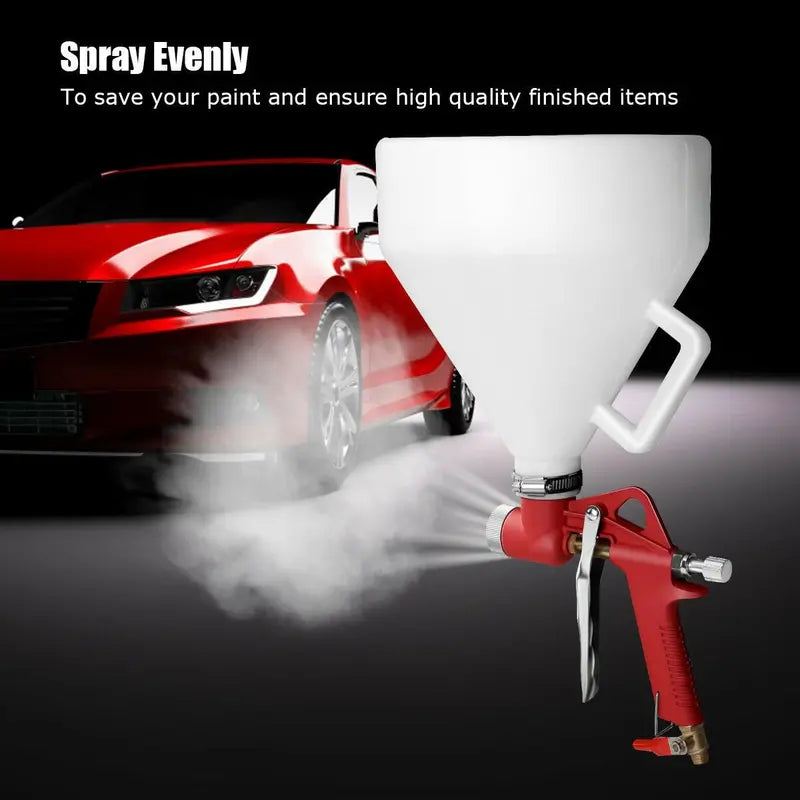 1.45-Gallon Drywall Texture Sprayer  Air-Powered Gun with Three Interchangeable Nozzles (4.0mm/6.0mm)