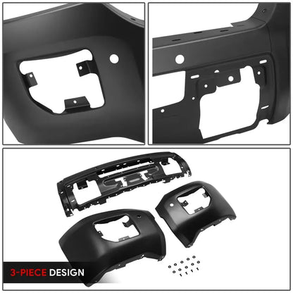 Modular Front Bumper for 20152019 GMC Sierra 2500/3500 HD  Features Parking Sensor Holes