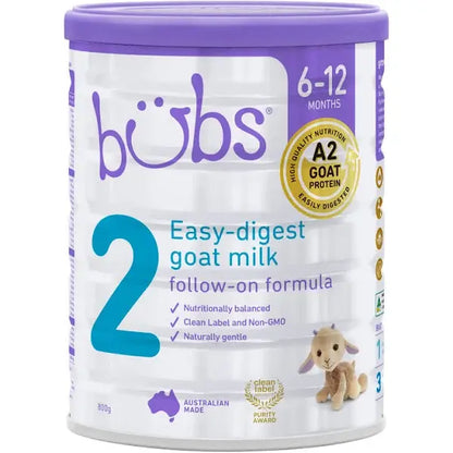 Bubs 28.2 oz. Goat Milk Stage 2 Infant Formula Powder