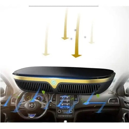 PBQWER Car Humidifier & Air Purifier  Anion Technology, Reduces Formaldehyde & Smoke, White