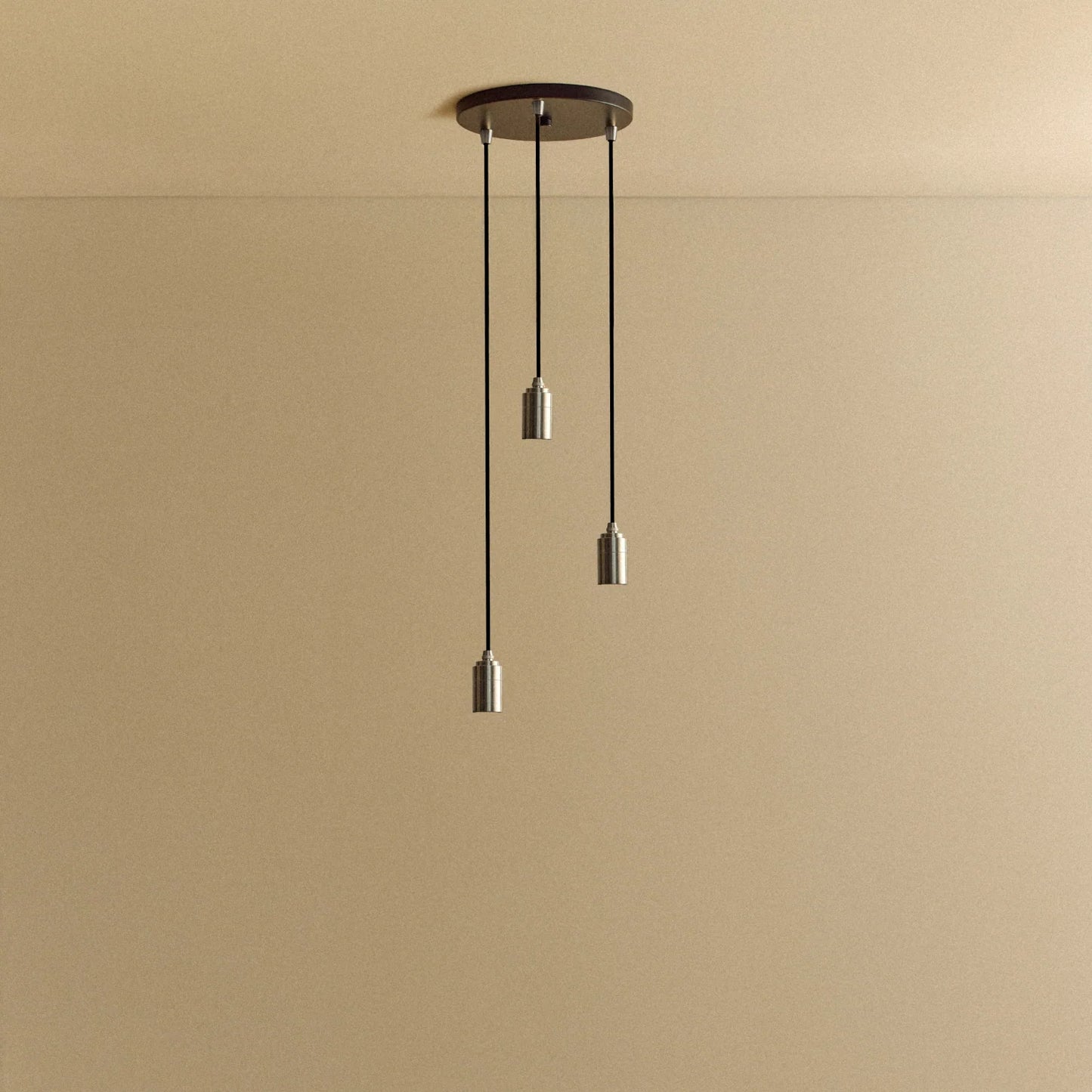 Triple Pendant in Stainless Steel