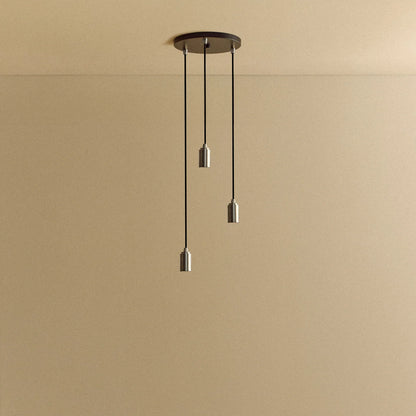 Triple Pendant in Stainless Steel