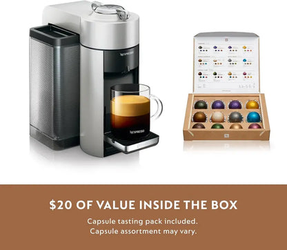 De’Longhi Nespresso Vertuo Coffee & Espresso System  Smart Capsule Recognition, Rich Crema, and Versatile Brew Sizes